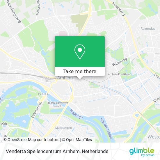 Vendetta Spellencentrum Arnhem map