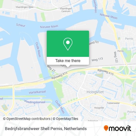Bedrijfsbrandweer Shell Pernis map