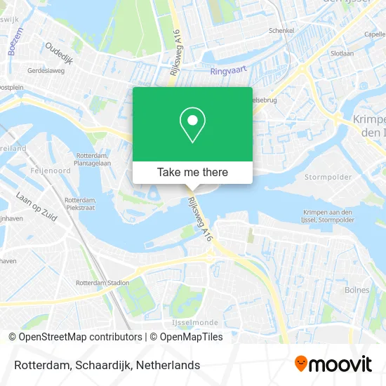 Rotterdam, Schaardijk map