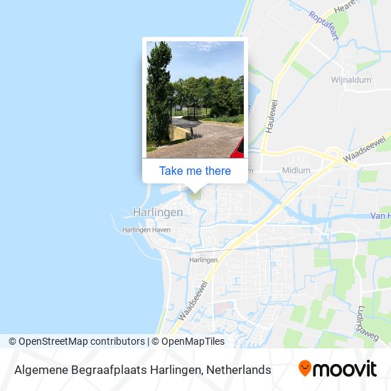 Algemene Begraafplaats Harlingen map