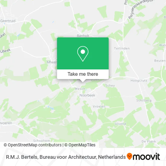 R.M.J. Bertels, Bureau voor Architectuur Karte