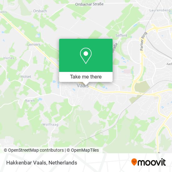 Hakkenbar Vaals map