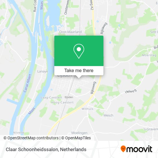 Claar Schoonheidssalon map
