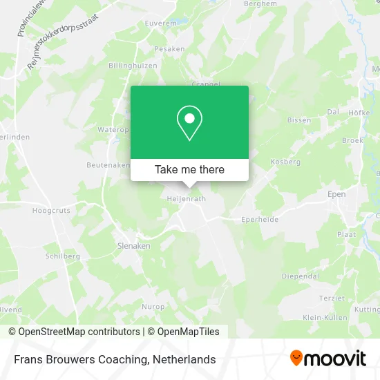 Frans Brouwers Coaching map