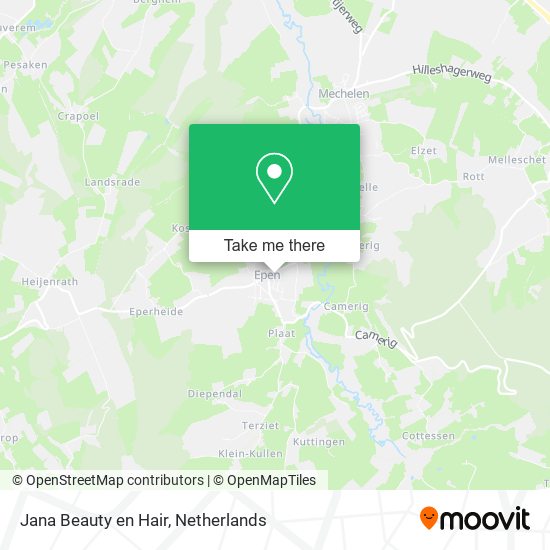 Jana Beauty en Hair map