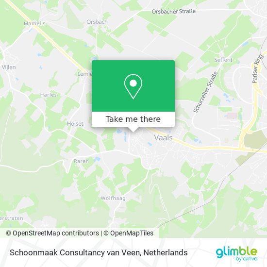 Schoonmaak Consultancy van Veen Karte