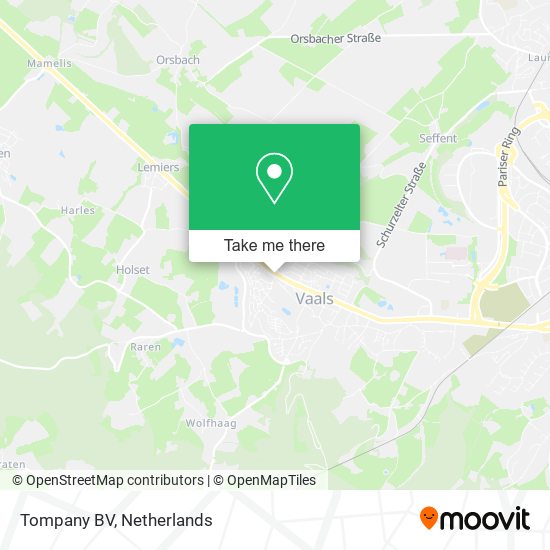 Tompany BV map