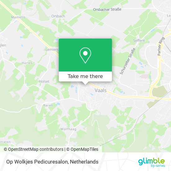 Op Wolkjes Pedicuresalon map