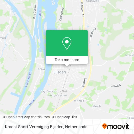 Kracht Sport Vereniging Eijsden map
