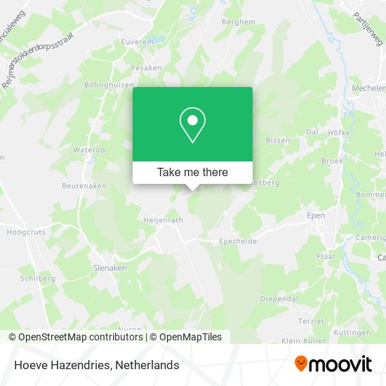 Hoeve Hazendries map