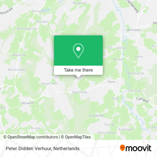 Peter Didden Verhuur map