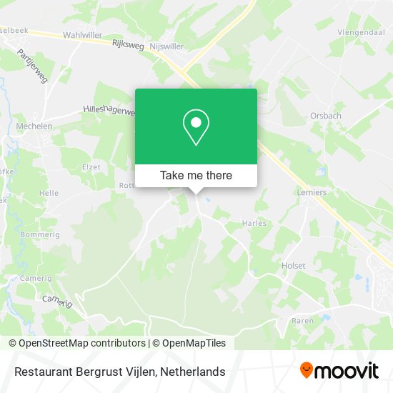 Restaurant Bergrust Vijlen map