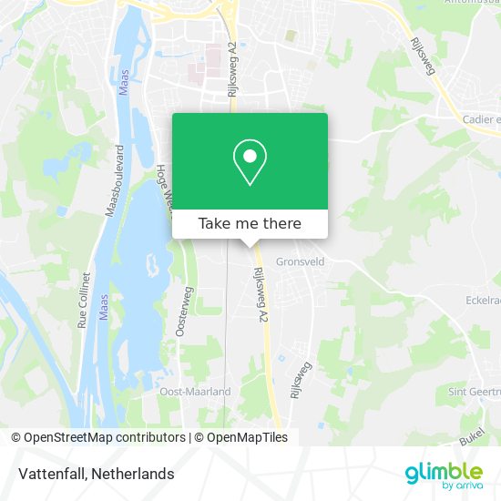 Vattenfall map