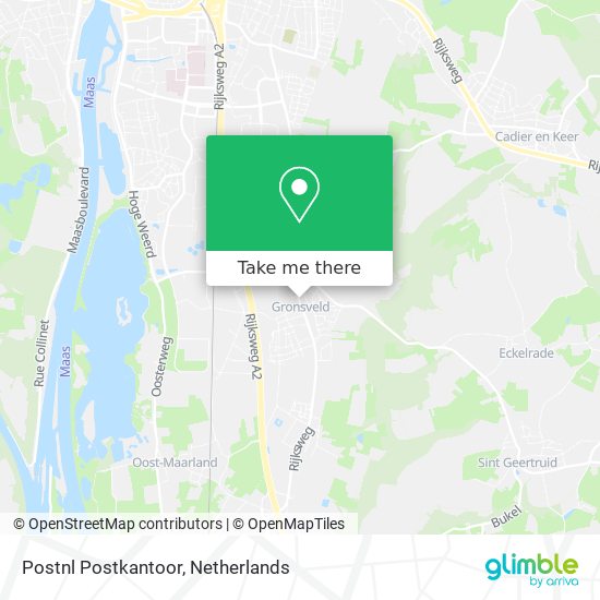 Postnl Postkantoor map