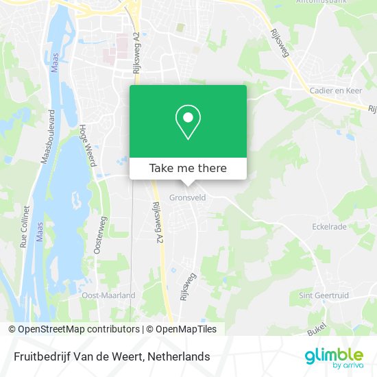 Fruitbedrijf Van de Weert map