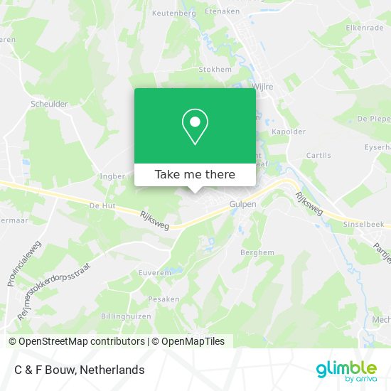 C & F Bouw map