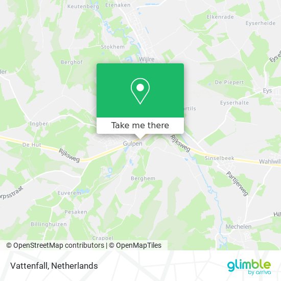 Vattenfall map