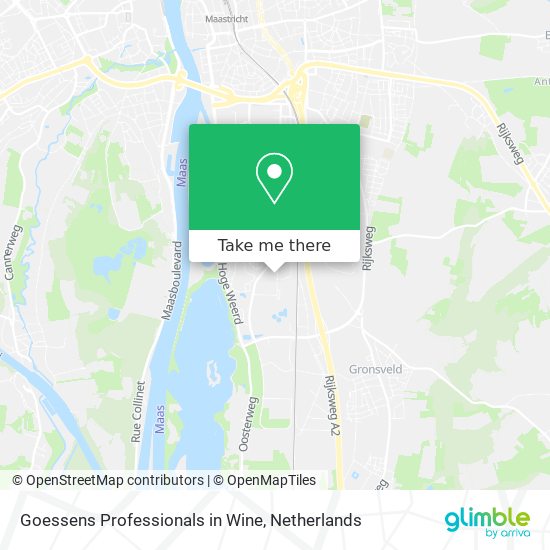 Goessens Professionals in Wine map