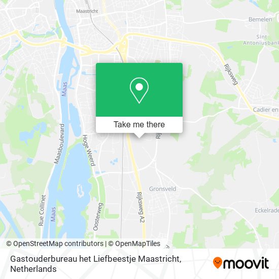 Gastouderbureau het Liefbeestje Maastricht map