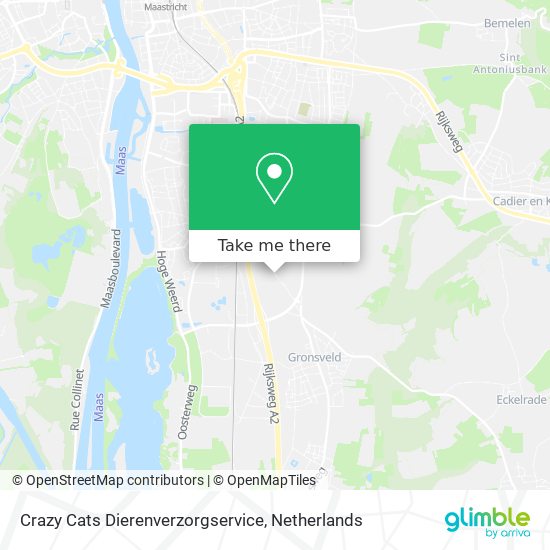 Crazy Cats Dierenverzorgservice Karte