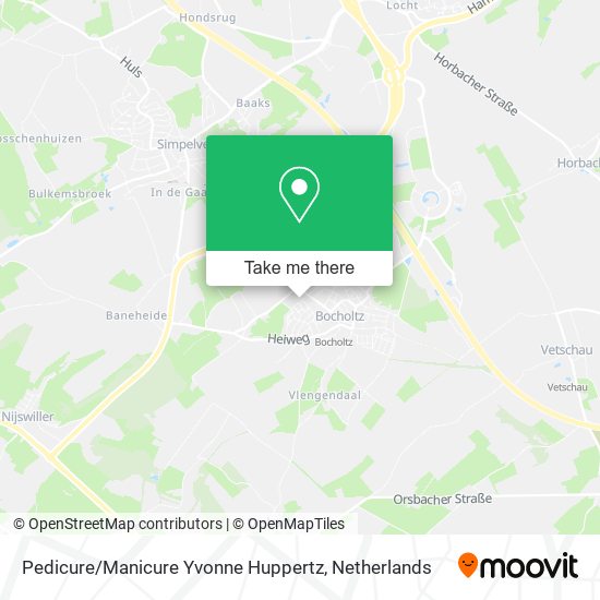 Pedicure / Manicure Yvonne Huppertz map