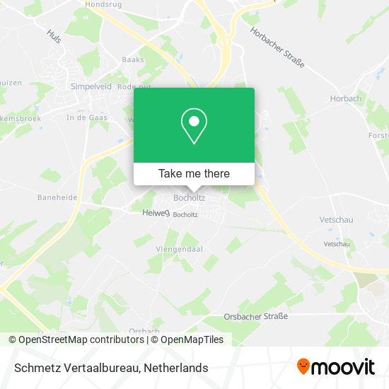 Schmetz Vertaalbureau map