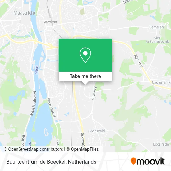 Buurtcentrum de Boeckel map