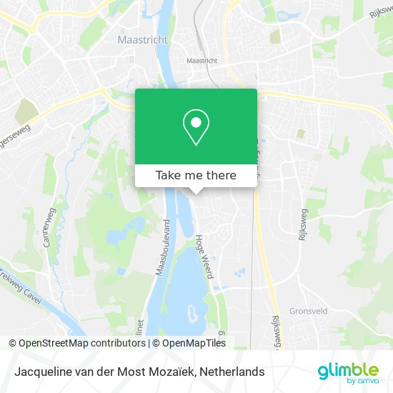 Jacqueline van der Most Mozaïek map