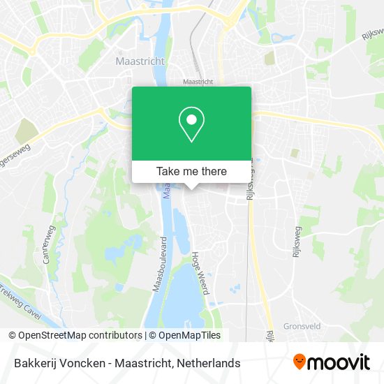 Bakkerij Voncken - Maastricht Karte