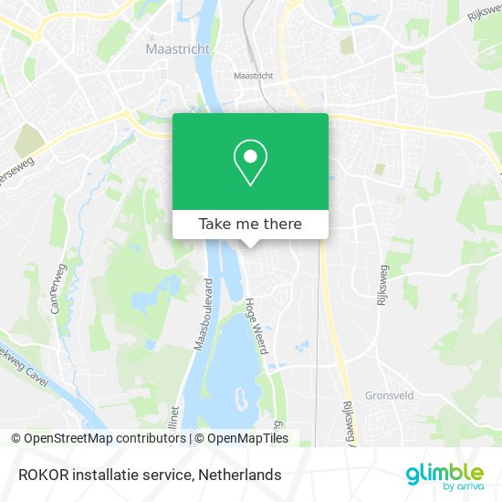 ROKOR installatie service map