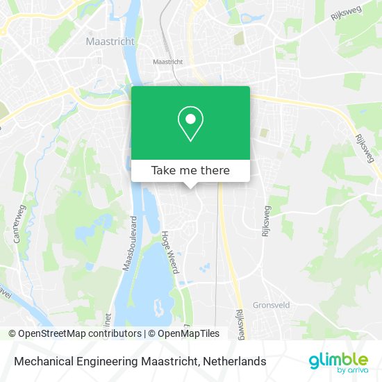 Mechanical Engineering Maastricht map