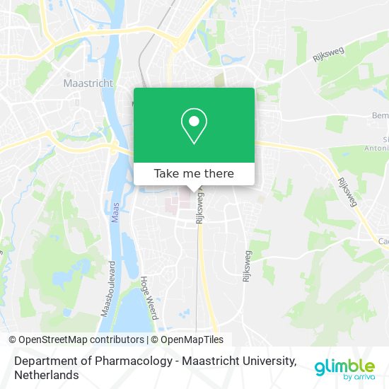 Department of Pharmacology - Maastricht University map