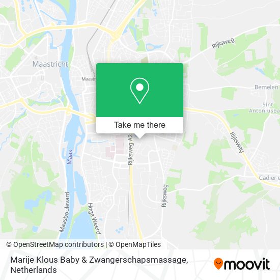 Marije Klous Baby & Zwangerschapsmassage map