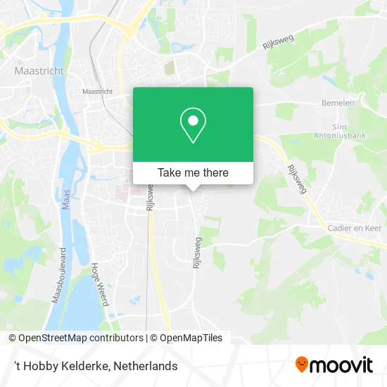 't Hobby Kelderke map