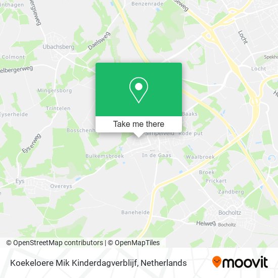 Koekeloere Mik Kinderdagverblijf map