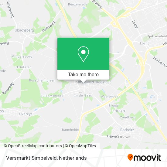 Versmarkt Simpelveld map