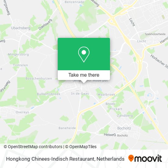 Hongkong Chinees-Indisch Restaurant map