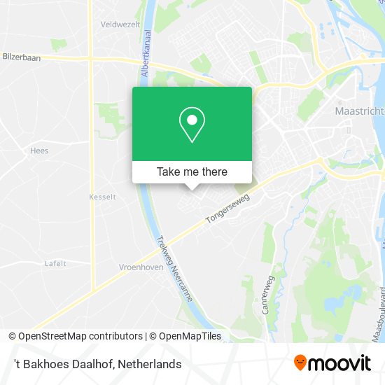 't Bakhoes Daalhof map