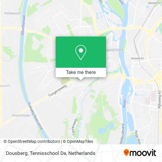 Dousberg, Tennisschool De map