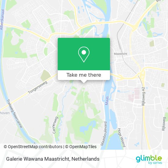 Galerie Wawana Maastricht map