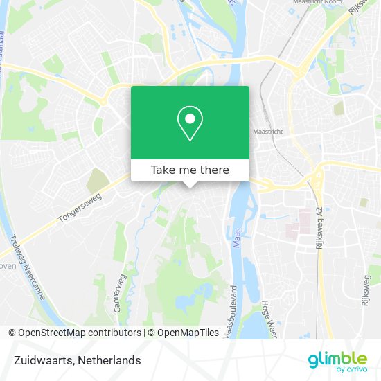 Zuidwaarts map