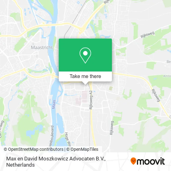 Max en David Moszkowicz Advocaten B.V. Karte