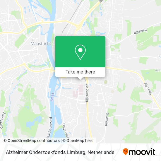 Alzheimer Onderzoekfonds Limburg map