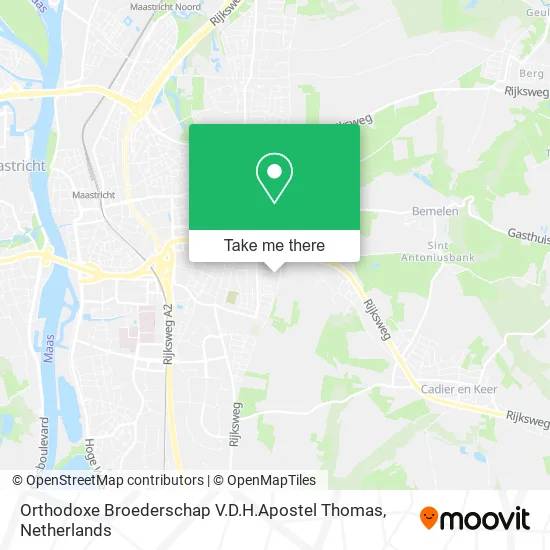 Orthodoxe Broederschap V.D.H.Apostel Thomas map
