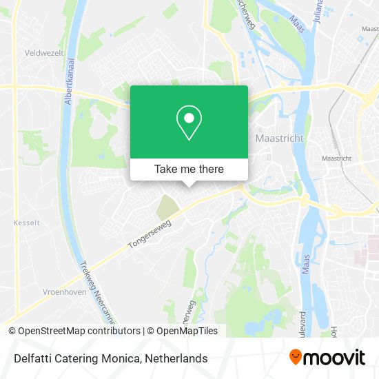 Delfatti Catering Monica map
