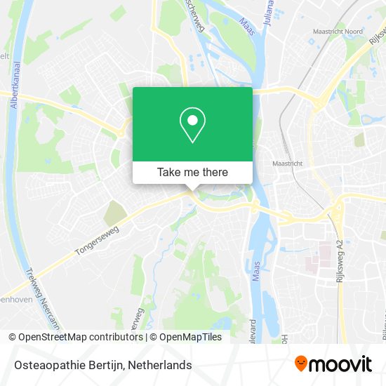 Osteaopathie Bertijn map