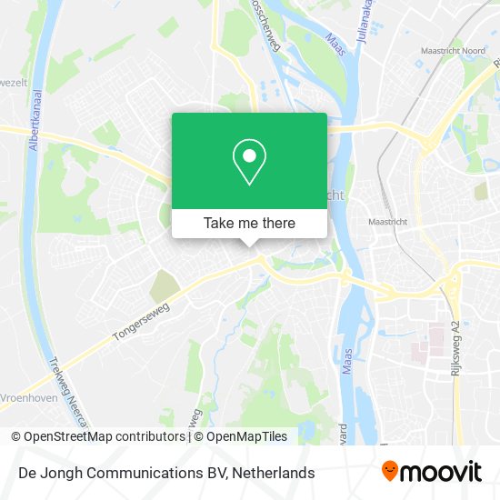 De Jongh Communications BV map