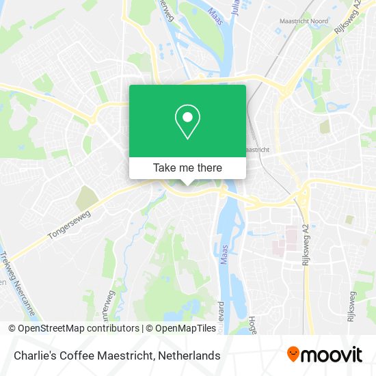 Charlie's Coffee Maestricht map