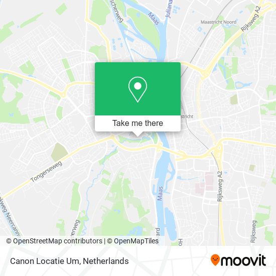 Canon Locatie Um map