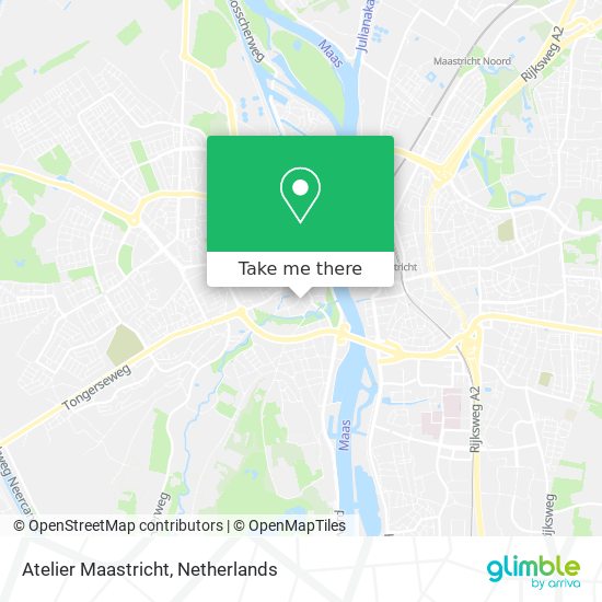 Atelier Maastricht map